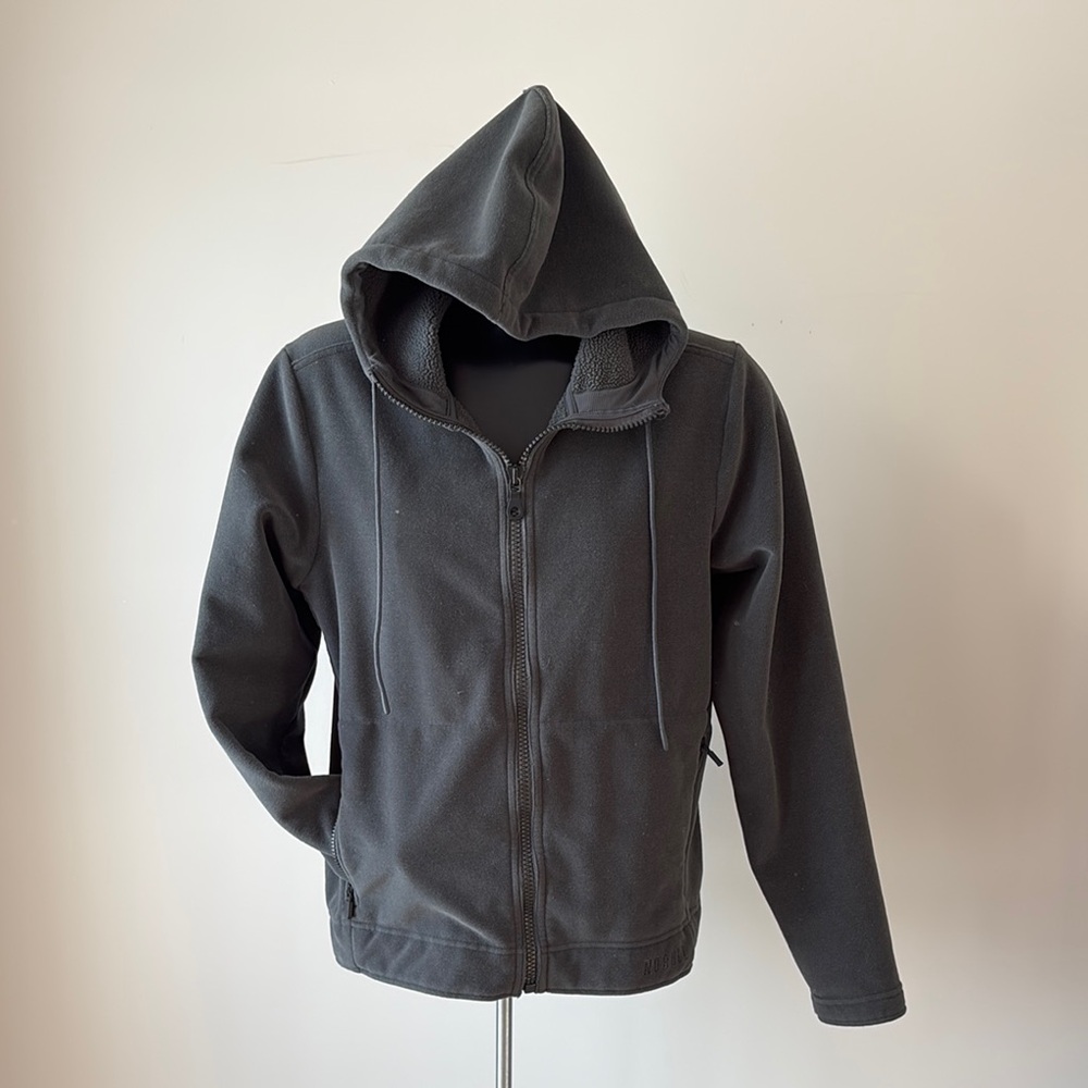 NOBULL Men's Dark Gray Hooded Jacket